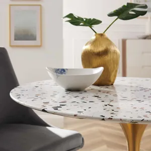 Lippa 36" Round Terrazzo Dining Table