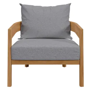 Brisbane Teak Wood Outdoor Patio Armchair