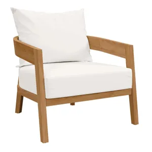Brisbane 6-Piece Teak Wood Outdoor Patio Outdoor Patio Set