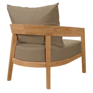 Brisbane 6-Piece Teak Wood Outdoor Patio Outdoor Patio Set