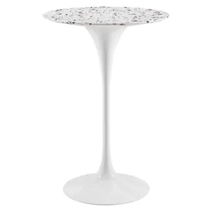 Lippa 28" Round Terrazzo Bar Table