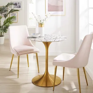 Lippa 28" Round Terrazzo Dining Table