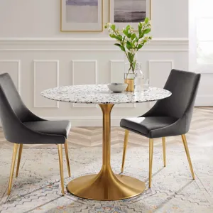 Lippa 40" Round Terrazzo Dining Table