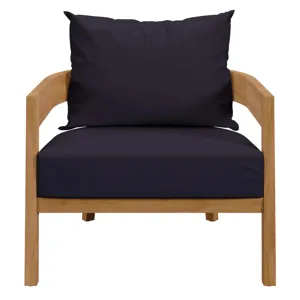 Brisbane Teak Wood Outdoor Patio Armchair