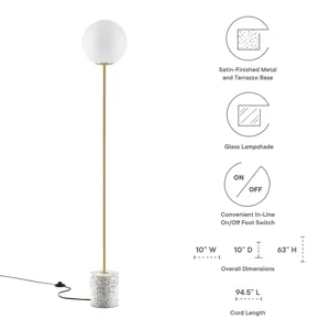 Logic Terrazzo Floor Lamp