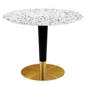 Zinque 40" Round Terrazzo Dining Table