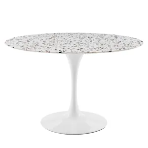 Lippa 47" Round Terrazzo Dining Table