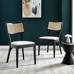 Caledonia Wood Dining Chair Set of 2
