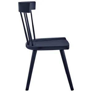 Sutter Midnight Wood Dining Side Chair Set of 2