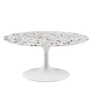 Lippa 36" Round Terrazzo Coffee Table