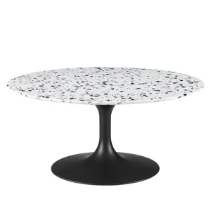Lippa 36" Round Terrazzo Coffee Table