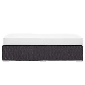 Convene Outdoor Patio Fabric Rectangle Ottoman
