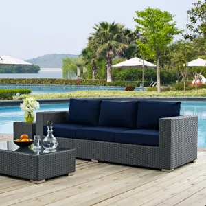 Sojourn Outdoor Patio Sunbrella Sofa