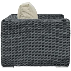 Summon Outdoor Patio Fabric Sunbrella Armchair