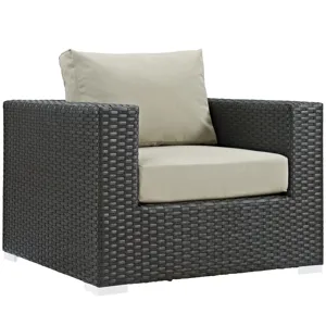 Sojourn 3 Piece Outdoor Patio Sunbrella Sectional Set