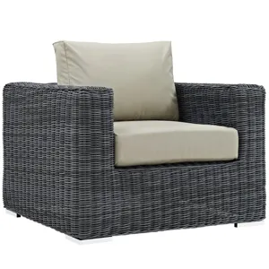 Summon 5 Piece Outdoor Patio Sunbrella Sectional Set