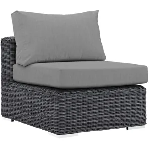 Summon 5 Piece Outdoor Patio Sunbrella Sectional Set