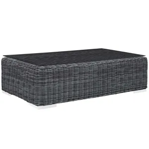 Summon 5 Piece Outdoor Patio Sunbrella Sectional Set