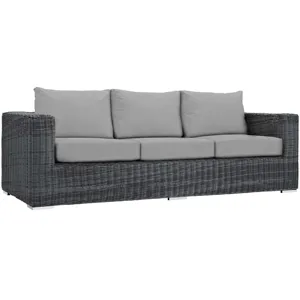 Summon 3 Piece Outdoor Patio Sunbrella Sectional Set