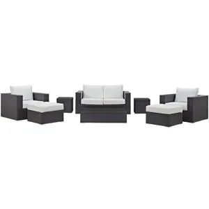 Convene 8 Piece Outdoor Patio Sofa Set