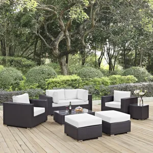 Convene 8 Piece Outdoor Patio Sectional Set