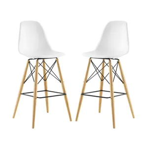 Pyramid Dining Side Bar Stool Set of 2