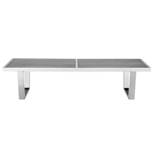 Sauna 5' Stainless Steel Bench