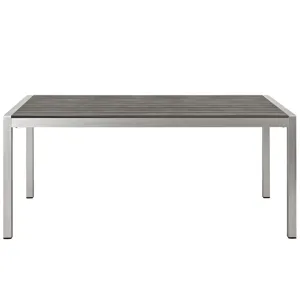 Shore 3 Piece Outdoor Patio Aluminum Dining Set