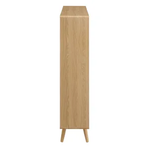 Transmit 7 Shelf Wood Grain Bookcase