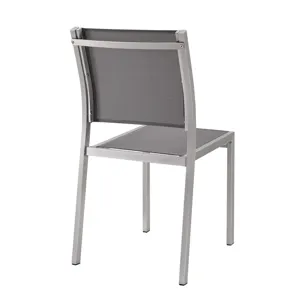Shore Side Chair Outdoor Patio Aluminum Set of 2