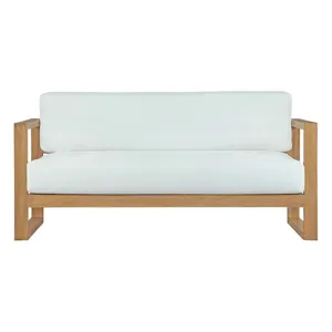 Upland Outdoor Patio Teak Sofa