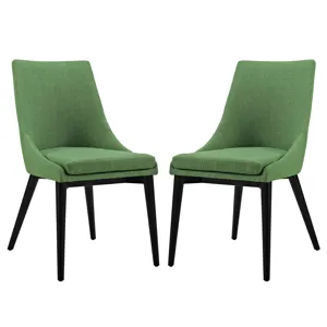 Viscount Dining Side Chair Fabric Set of 2
