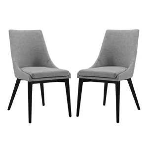 Viscount Dining Side Chair Fabric Set of 2