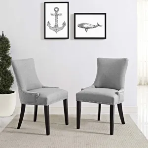 Marquis Dining Side Chair Fabric Set of 2