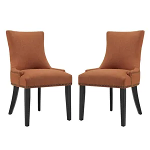 Marquis Dining Side Chair Fabric Set of 2