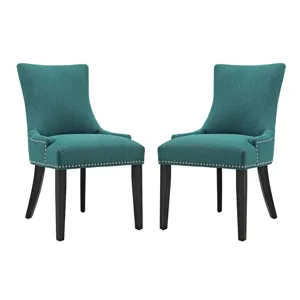 Marquis Dining Side Chair Fabric Set of 2