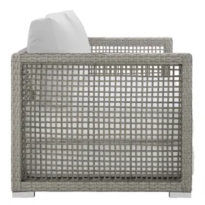 Aura Outdoor Patio Wicker Rattan Loveseat