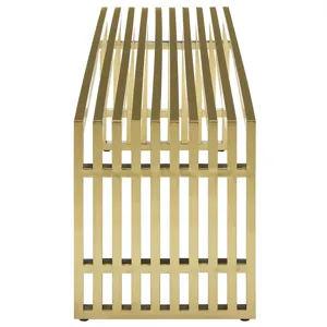 Gridiron Large Stainless Steel Bench