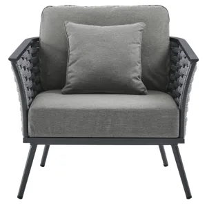 Stance Outdoor Patio Aluminum Armchair