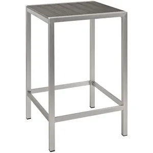 Shore 3 Piece Outdoor Patio Aluminum Outdoor Pub Set