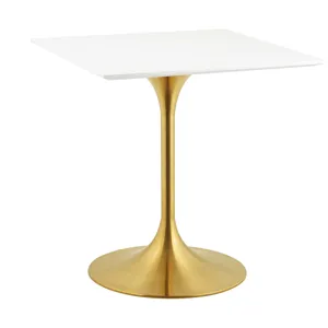 Lippa 28" Square Wood Top Dining Table