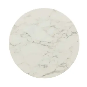 Lippa 28" Round Artificial Marble Dining Table