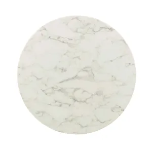 Lippa 36" Round Artificial Marble Dining Table