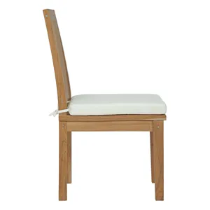 Marina 7 Piece Outdoor Patio Teak Outdoor Dining Set