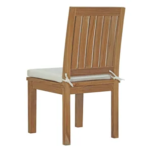 Marina 7 Piece Outdoor Patio Teak Outdoor Dining Set