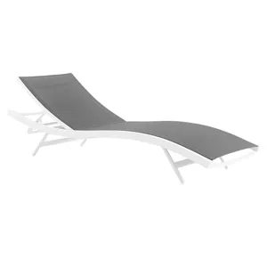 Glimpse Outdoor Patio Mesh Chaise Lounge Chair