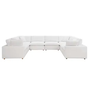 Commix Down Filled Overstuffed 8-Piece Sectional Sofa