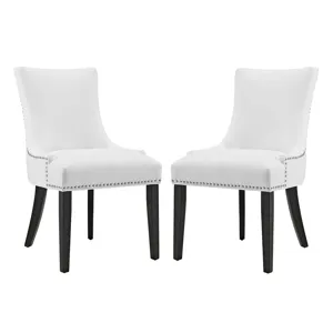 Marquis Dining Chair Faux Leather Set of 2