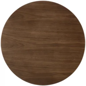 Lippa 36" Round Walnut Dining Table