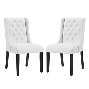 Baronet Dining Chair Vinyl Set of 2